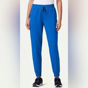 NWT - Jaanuu "Neo" cargo scrub joggers in Royal Blue (PETITE) - S